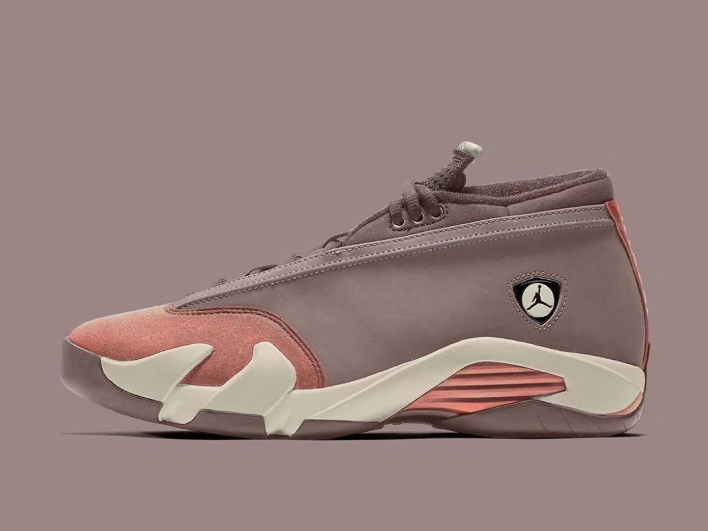 New Air Jordan 14 Low Grey Rose White